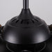 42 in. Modern Downrod Mount Ceiling Fan with Light and Remote Control, Rain Drop Crystal Ceiling Fan-ErisView