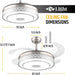 42 in. Modern RGB Ceiling Fan with Light and Remote, LED Fandelier Ceiling Fan with Bluetooth Speaker, Retractable Chandelier Ceiling Fan for Living Room-10-ErisView