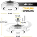 42 in. Modern RGB Ceiling Fan with Light and Remote, LED Fandelier Ceiling Fan with Bluetooth Speaker, Retractable Chandelier Ceiling Fan for Living Room-2-ErisView