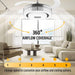 42 in. Modern RGB Ceiling Fan with Light and Remote, LED Fandelier Ceiling Fan with Bluetooth Speaker, Retractable Chandelier Ceiling Fan for Living Room-5-ErisView