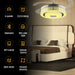 42 in. Modern RGB Ceiling Fan with Light and Remote, LED Fandelier Ceiling Fan with Bluetooth Speaker, Retractable Chandelier Ceiling Fan for Living Room-6-ErisView