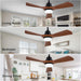 42 in. Modern Remote Control Ceiling Fan and Light, Brown Reversible Quiet Ceiling Fan with Light for Bedroom Living Room-8-ErisView