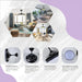 42 in. Pretty Ceiling Fans with LED Light and Remote, Unique Ceiling Fans, Modern Invisible Quiet Ceiling Fans for Living Room, Office Ceiling Fan-8-ErisView