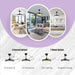 42 in. Pretty Ceiling Fans with LED Light and Remote, Unique Ceiling Fans, Modern Invisible Quiet Ceiling Fans for Living Room, Office Ceiling Fan-9-ErisView