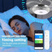42 in. Pretty Ceiling Fans with Light, Bluetooth Ceiling Fan with Speaker Remote APP Control, RGB Dimmable Reversible Modern Bedroom Ceiling Fans-6-ErisView