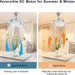 42 in. Pretty Ceiling Fans with Light and Remote, Crystal Chandelier Ceiling Fan Bedroom Ceiling Fans Living Room Fan Indoor Chrome Silver-5-ErisView