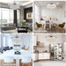 42 in. Reversible Crystal Ceiling Fan with Lights and Remote, Quiet Retractable Chandelier Fandelier for Bedroom, Dimmable LED Fan Light for Dining Room -12-ErisView