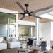 42 in. Silent Reversible DC Ceiling Fan with Remote, Bedroom Ceiling Fans with Lights, Fandelier Flush Mount for Bedroom Living Room-16-ErisView