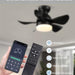 42 in. Silent Reversible DC Ceiling Fan with Remote, Bedroom Ceiling Fans with Lights, Fandelier Flush Mount for Bedroom Living Room-20-ErisView