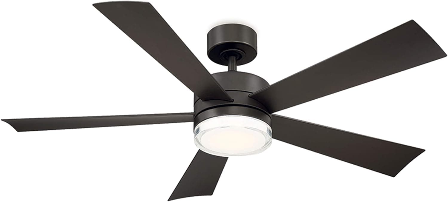 42 in. Smart Indoor Outdoor Matte White Ceiling Fan with Light and Remote, Works with Alexa Google Assistant Samsung Things Ios android APP-16-ErisView