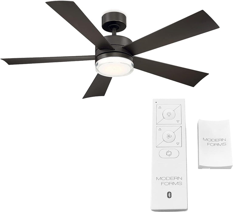42 in. Smart Indoor Outdoor Matte White Ceiling Fan with Light and Remote, Works with Alexa Google Assistant Samsung Things Ios android APP-17-ErisView