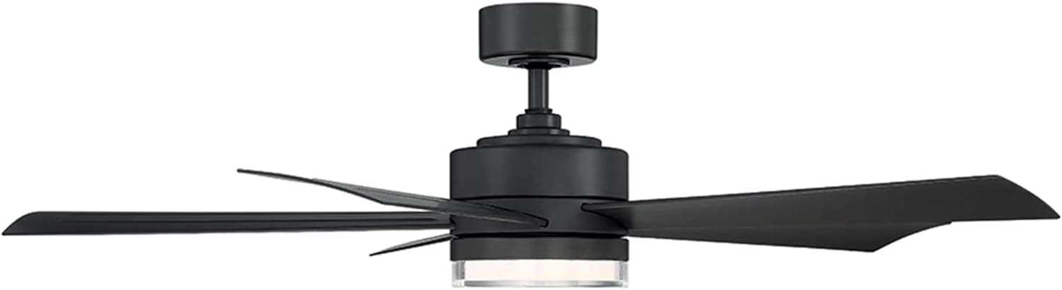42 in. Smart Indoor Outdoor Matte White Ceiling Fan with Light and Remote, Works with Alexa Google Assistant Samsung Things Ios android APP-20-ErisView