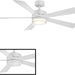 42 in. Smart Indoor Outdoor Matte White Ceiling Fan with Light and Remote, Works with Alexa Google Assistant Samsung Things Ios android APP-25-ErisView
