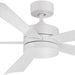 42 in. Smart Indoor Outdoor Matte White Ceiling Fan with Light and Remote, Works with Alexa Google Assistant Samsung Things Ios android APP-26-ErisView