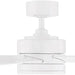 42 in. Smart Indoor Outdoor Matte White Ceiling Fan with Light and Remote, Works with Alexa Google Assistant Samsung Things Ios android APP-27-ErisView