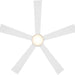 42 in. Smart Indoor Outdoor Matte White Ceiling Fan with Light and Remote, Works with Alexa Google Assistant Samsung Things Ios android APP-28-ErisView