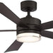 42 in. Smart Indoor Outdoor Matte White Ceiling Fan with Light and Remote, Works with Alexa Google Assistant Samsung Things Ios android APP-36-ErisView