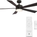 42 in. Smart Indoor Outdoor Matte White Ceiling Fan with Light and Remote, Works with Alexa Google Assistant Samsung Things Ios android APP-37-ErisView