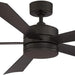 42 in. Smart Indoor Outdoor Matte White Ceiling Fan with Light and Remote, Works with Alexa Google Assistant Samsung Things Ios android APP-39-ErisView