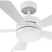 42 in. Smart Indoor Outdoor Matte White Ceiling Fan with Light and Remote, Works with Alexa Google Assistant Samsung Things Ios android APP-7-ErisView