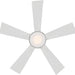 42 in. Smart Indoor Outdoor Matte White Ceiling Fan with Light and Remote, Works with Alexa Google Assistant Samsung Things Ios android APP-9-ErisView