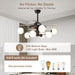 42 in. Sputnik Fandelier with Lights and Remote, Retractable Blade Ceiling Fan Chandelier Fan Light Fixture for Dining Room, Unique Ceiling Fans-26-ErisView