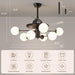 42 in. Sputnik Fandelier with Lights and Remote, Retractable Blade Ceiling Fan Chandelier Fan Light Fixture for Dining Room, Unique Ceiling Fans-31-ErisView