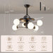 42 in. Sputnik Fandelier with Lights and Remote, Retractable Blade Ceiling Fan Chandelier Fan Light Fixture for Dining Room, Unique Ceiling Fans-3-ErisView