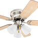 42 in. Traditional Flush Mount Indoor LED Ceiling Fan with Light, Pull Chain, 5, Reversible Fan in Winter Summer-7-ErisView