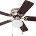42 in. Traditional Flush Mount Indoor LED Ceiling Fan with Light, Pull Chain, Reversible Fan for Summer Winter-1-ErisView