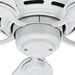 42 in. White Ceiling Fan, Indoor Low Profile Ceiling Fan with Pull Chain Control, Hugger Ceiling Fans-5-ErisView
