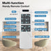 42 in. White Ceiling Fan, Remote Control Ceiling Fan with Light, 5 Blade Ceiling Fan-3-ErisView