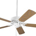 42 in. White Ceiling Fan, Short Blade Ceiling Fan, 5 Blade Fan-13-ErisView