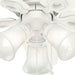 42 in. White Low Ceiling Fan with LED Light Kit and Pull Chain, Hugger Ceiling Fan with Light-6-ErisView