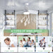 42 in. White Remote Control Ceiling Fan and Light APP Control, Low Profile Reversible Ceiling Fan Winter Summer, Quiet Ceiling Fans for Bedroom Kitchen-4-ErisView