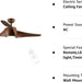 42 in. White Retractable Ceiling Fan with Light for Indoor Bedroom, Modern Dimmable Reversible Quiet Ceiling Fans-19-ErisView