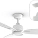 42 in. White Wood Remote Control Ceiling Fan with LED Light, Reversible Quiet Metal Blade Fan for Living Room Bedroom Dining Office Patio Porch-7-ErisView
