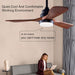 42 in. Wood Ceiling Fan with Light and Remote, Reversible Indoor Outdoor Ceiling Fans for Patio Bedroom Living Room Kitchen Office-5-ErisView