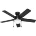 44 in. Black Ceiling Fan, Hugger Ceiling Fans, Home Ceiling Fan-1-ErisView