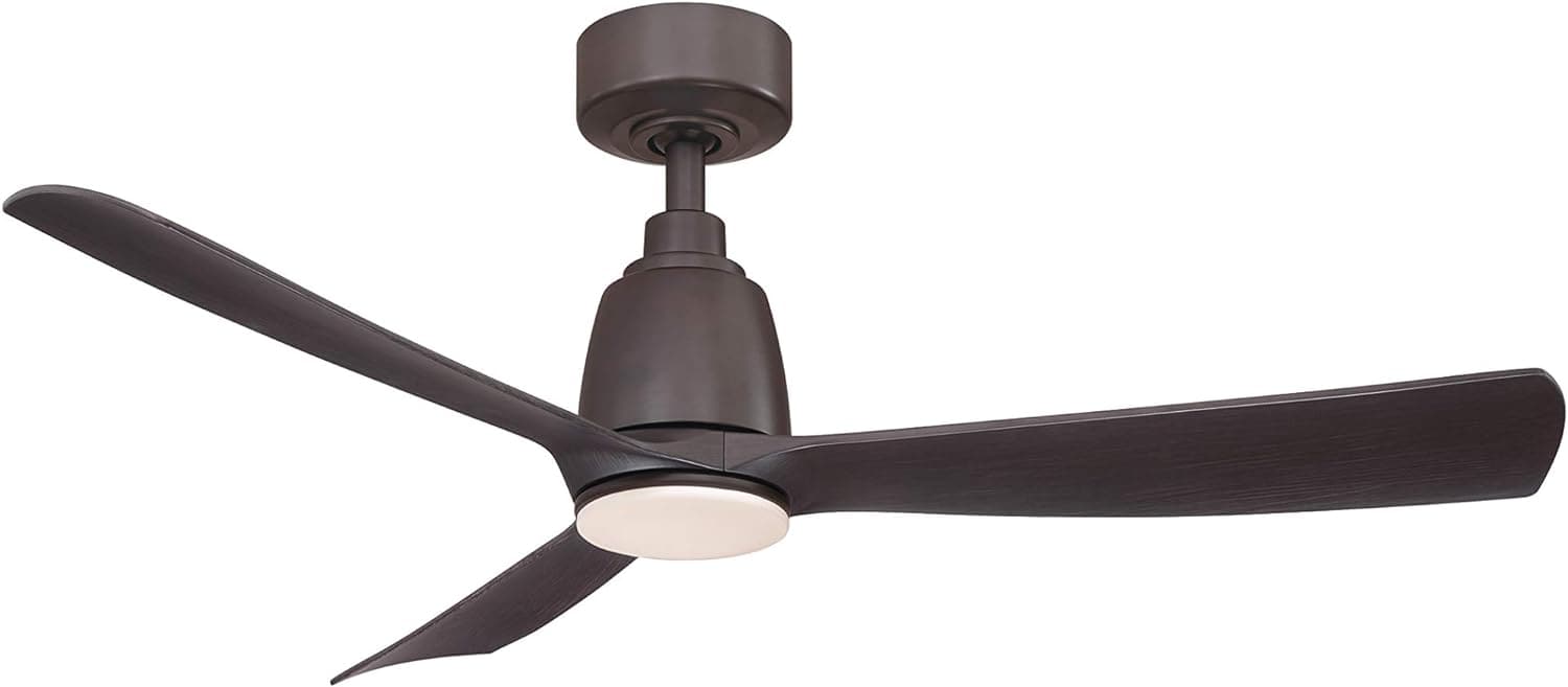 44 in. Bronze Ceiling Fan, Indoor Outdoor Ceiling Fans with Walnut Wood Blades -2-ErisView