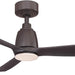 44 in. Bronze Ceiling Fan, Indoor Outdoor Ceiling Fans with Walnut Wood Blades -2-ErisView