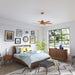 44 in. Ceiling Fan, Ceiling Hugger Ceiling Fans, Unique Ceiling Fans without Lights-6-ErisView