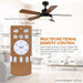44 in. Ceiling Fan, Outdoor Ceiling Fans with Light and Remote for Patio, Wood Blade Reversible Ceiling Fan Summer Winter-6-ErisView
