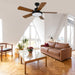 44 in. Ceiling Fan, Outdoor Ceiling Fans with Light and Remote for Patio, Wood Blade Reversible Ceiling Fan Summer Winter-8-ErisView