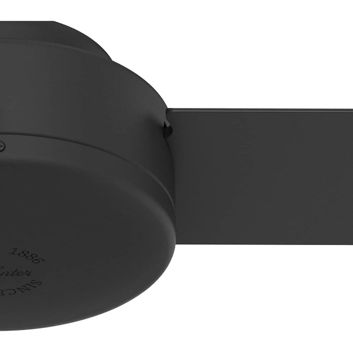 44 in. Ceiling Fan for Bathroom, Matte Black Ceiling Fan, Hunter Ceiling Fan, 3 Blade Ceiling Fan without Light-11-ErisView