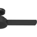 44 in. Ceiling Fan for Bathroom, Matte Black Ceiling Fan, Hunter Ceiling Fan, 3 Blade Ceiling Fan without Light-13-ErisView