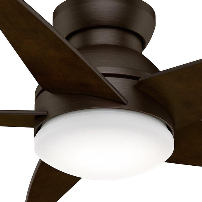 44 in. Ceiling Fan with Light with Wall Control, Small Brushed Ceiling Fan-4-ErisView