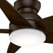44 in. Ceiling Fan with Light with Wall Control, Small Brushed Ceiling Fan-4-ErisView