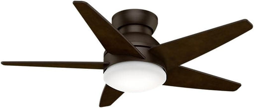 44 in. Ceiling Fan with Light with Wall Control, Small Brushed Ceiling Fan-1-ErisView