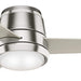 44 in. Gold Brushed Nickel Ceiling Fan, Ceiling Hugger Ceiling Fans-1-ErisView